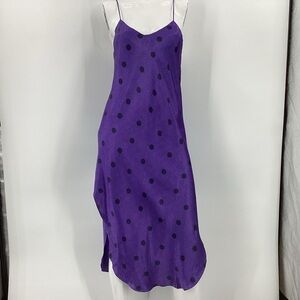 *** Body Drama Purple Polka Dot Chemise *** M